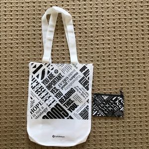 Lululemon Bundle: Small Reusable Bag and C…